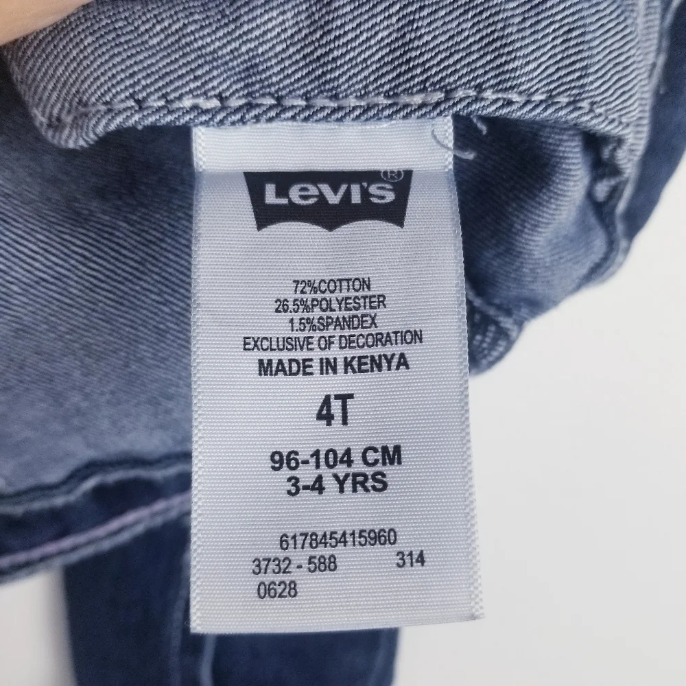 Levi's Girl's Embroidered Jean Jacket 4T